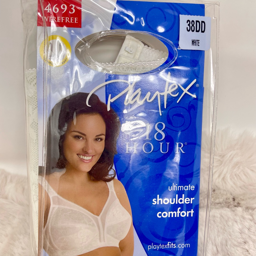 Playtex Bra: 18 Hour Ultimate Comfort Strap Wireless Bra 4693 38dd